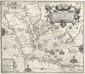 A viagem de Linschoten às Índias Orientais de Unknown artist
