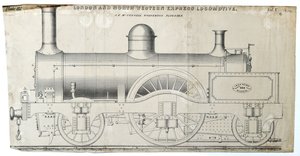 London and North Western Express Locomotiva placa 112 de Unknown artist