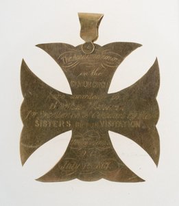 Pendente cruzado maltês concedido a Bertha Palmer de Unknown artist