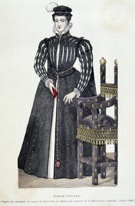Mary Stuart - gravura de Unknown artist