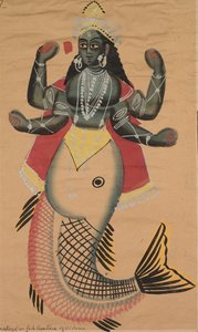 Mãe, Peixe Avatar de Vishnu de Unknown artist
