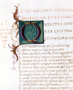 Metamorfoses de Ovide. Manuscrito do século XV. Comunale biblioteca de Rimini de Unknown artist