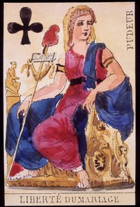 Modéstia: "Liberdade de Casamento" - Carta de Jogada Revolucionária de Unknown artist