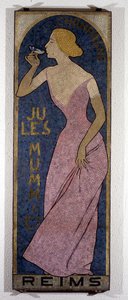 Mosaico para Champagne Mumm, final do século XIX de Unknown artist