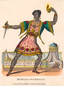 Sr. Kean como Othello de Unknown artist