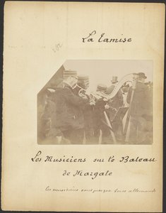 [Músicos no barco de Margate] de Unknown artist