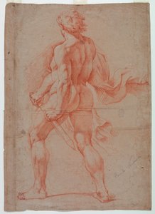 Guerreiro nu, visto por trás de Unknown artist