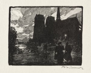 Notre Dame, noite de Unknown artist