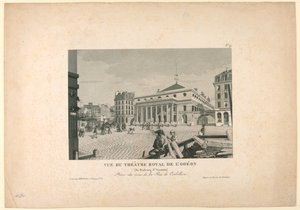 Teatro Odeon, Paris de Unknown artist
