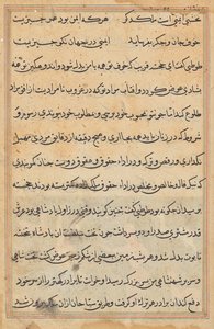 Página de Tales of a Parrot (Tuti-nama): página de texto de Unknown artist