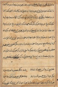 Página de Tales of a Parrot (Tuti-nama): página de texto de Unknown artist
