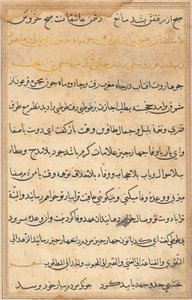 Página de Tales of a Parrot (Tuti-nama): página de texto de Unknown artist