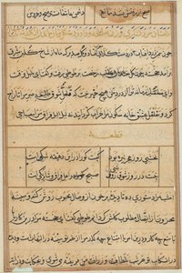 Página de Tales of a Parrot (Tuti-nama): página de texto de Unknown artist