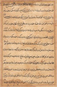 Página de Tales of a Parrot (Tuti-nama): página de texto de Unknown artist