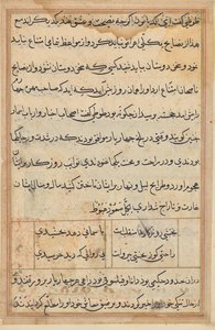 Página de Tales of a Parrot (Tuti-nama): página de texto de Unknown artist