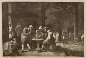 [Pintura de homens reunidos à mesa]. de Unknown artist