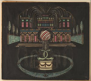 Palácio e fonte de Unknown artist