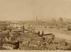 [Vista panorâmica de Florença]. de Unknown artist