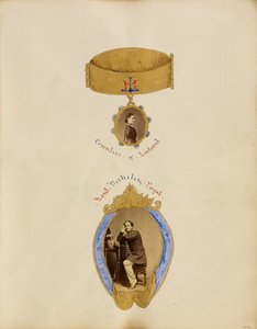 [Colagem de fotografias com retratos da Condessa de Listowel e de Lord Berkeley Paget] de Unknown artist
