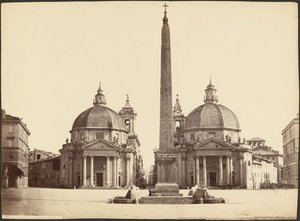 Piazza del Popolo vista da Porta (Roma) de Unknown artist