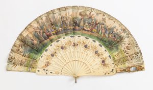 Ventilador plissado de Unknown artist