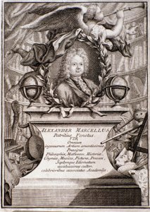 Retrato de Alessandro Marcello (gravura) de Unknown artist