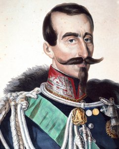 Retrato de Alfonso Ferrero, Marquês de La Marmora (1804-1878), General italiano e Político de Unknown artist