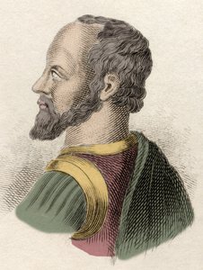 Retrato de Anne de Montmorency, Duque de Montmorency (1492-1567), militar francês, estadista e diplomata. Gravura do século XIX. de Unknown artist