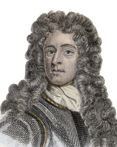 Retrato de Arthur Herbert (1647-1716), Conde de Torrington, Almirante e político inglês. Gravura do século XIX. de Unknown artist