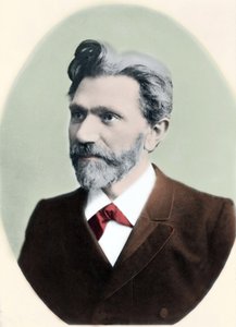 Retrato de August Bebel (1840-1913), político alemão. de Unknown artist