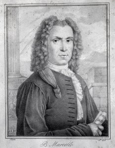 Retrato de Benedetto Marcello (gravura) de Unknown artist
