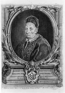 Retrato de Bento XIII (1649 - 1730). de Unknown artist
