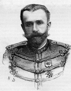 Retrato do Capitão Henry Pleigneur, morto em 1887, num acidente de canoa em Katabi. de Unknown artist