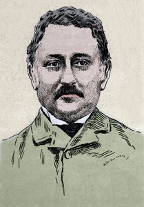 Retrato de Cecil John Rhodes (1853-1902) Empresário britânico e administrador colonial. de Unknown artist
