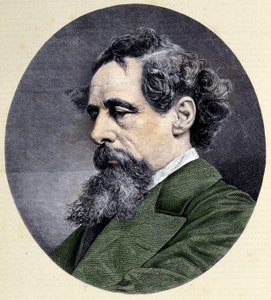 Retrato de Charles Dickens (1812-1870), escritor inglês. de Unknown artist
