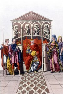 Retrato de Carlos II, o Careca (823 - 877), Rei de França de Unknown artist