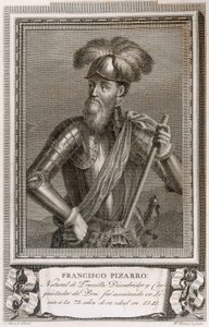 Retrato de Francisco Pizarro (gravura) de Unknown artist