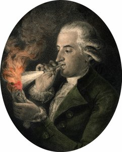 Retrato de François Pilatre de Rozier (1756-1785), químico e aeronauta francês. de Unknown artist