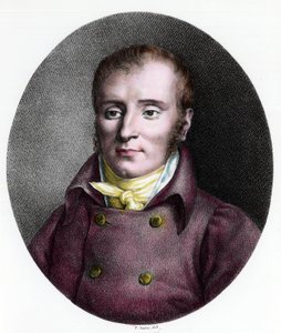 Retrato de François Xavier Bichat (1771 - 1802), médico francês. Gravura do século XVIII. Coleção particular. de Unknown artist