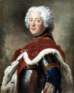Retrato de Frederic II O Grande (1712-1786), Rei da Prússia de Unknown artist