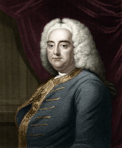 Retrato de George Frederick Handel (Georg Friedrich Handel) de Unknown artist