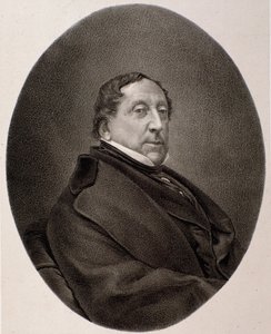 Retrato de Gioacchino Rossini (gravura de Unknown artist