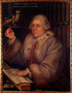 Retrato de Giovanni Lorenzo Mariani, compositor italiano (pintura de Unknown artist