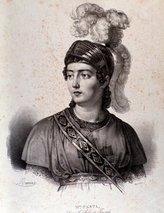 Retrato de Giuditta Pasta em Tancredi, ópera de Gioacchino Rossini de Unknown artist