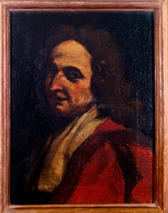 Retrato do cantor italiano Stefano Landi (1587-1639) Pintura anônima. Século XVIII. Bolonha, Civico Museo Museo Bibliografico de Unknown artist