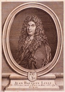 Retrato de Jean Baptiste Lully (gravura de Unknown artist