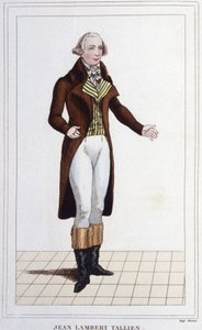 Retrato de Jean Lambert (Jean-Lambert) Tallian. Político francês (1767 a 1820) Deputado à Gravura da Convenção de 1830 de Unknown artist