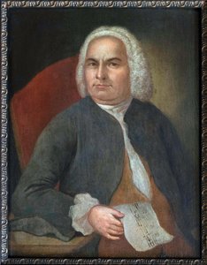 Retrato de Johann Sebastian Bach - Johann Emanuel Goebel (1720-1759). Óleo sobre tela, antes de 1754. Bachhaus Eisenach de Unknown artist