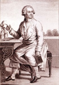 Retrato de Lavoisier (1743-1794). de Unknown artist
