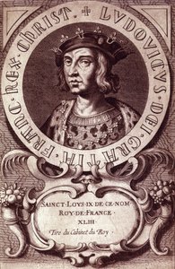 Retrato de Luís IX ou São Luís (1214 - 1270). de Unknown artist
